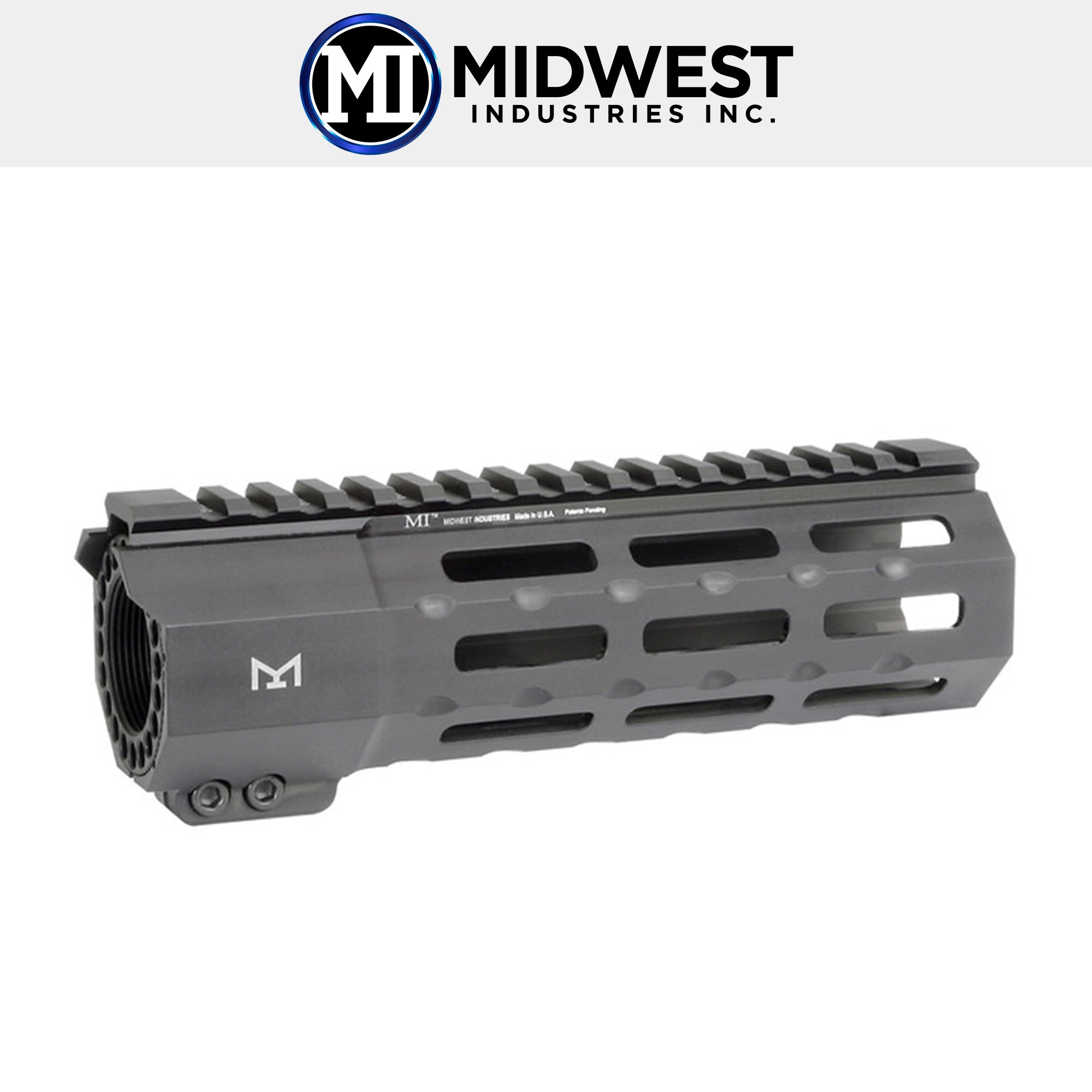 Suppressor Series 7" One Piece Free Float Handguard, M-LOK ハンドガード【ブラック】