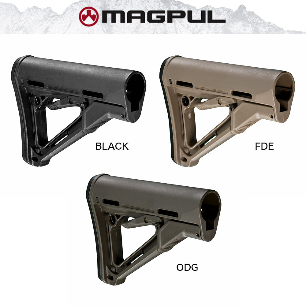 MAGPUL/マグプル CTR カービンストック-ミルスペック/CTR® Carbine Stock – Mil-Spec【ブラック/フラッ