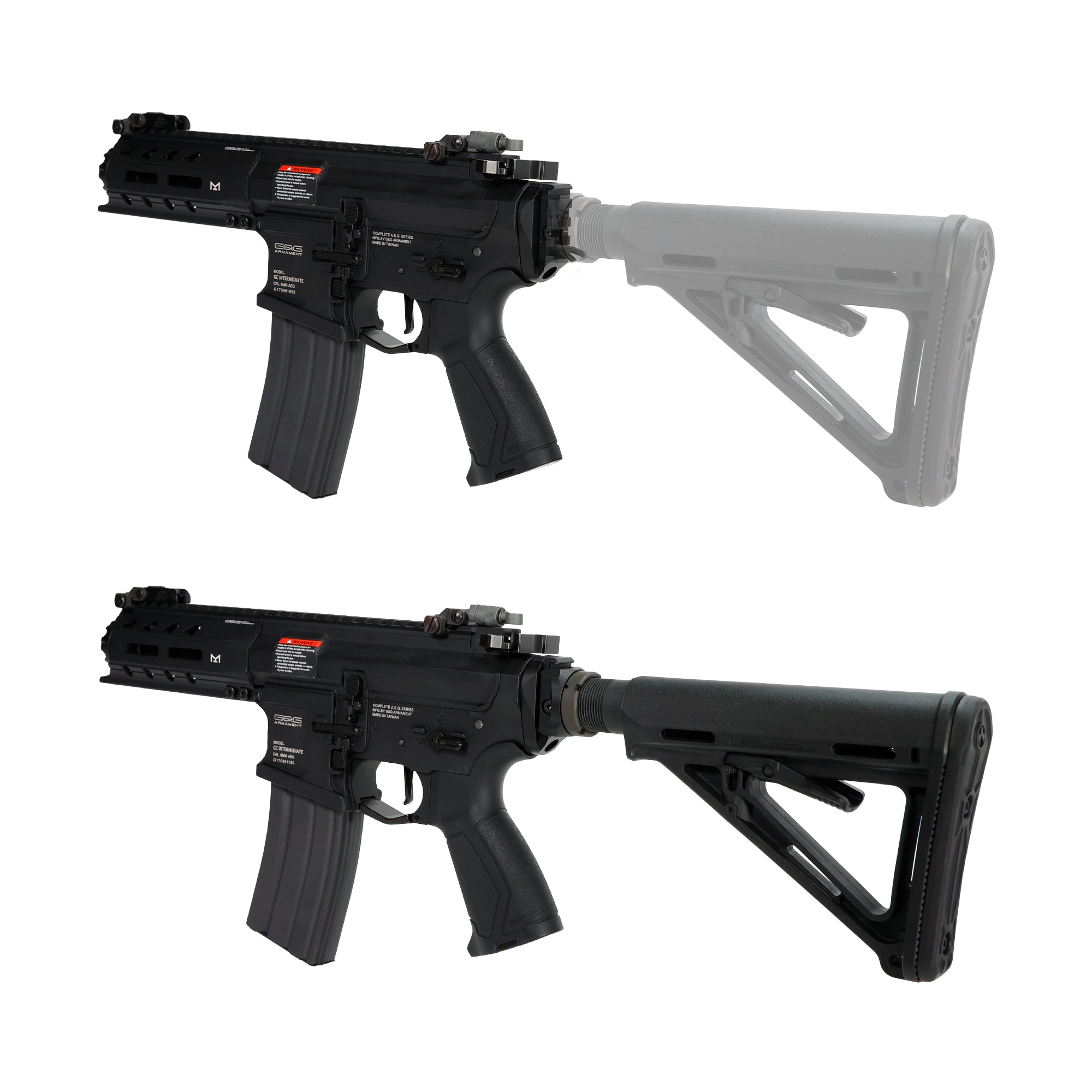 FirstFactory 2-Way Picatinny Rear Stock Base for Standard M4