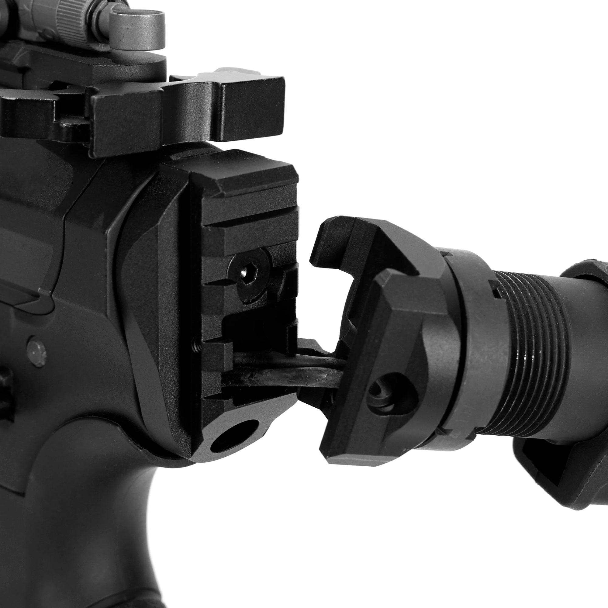 FirstFactory 2-Way Picatinny Rear Stock Base for Standard M4