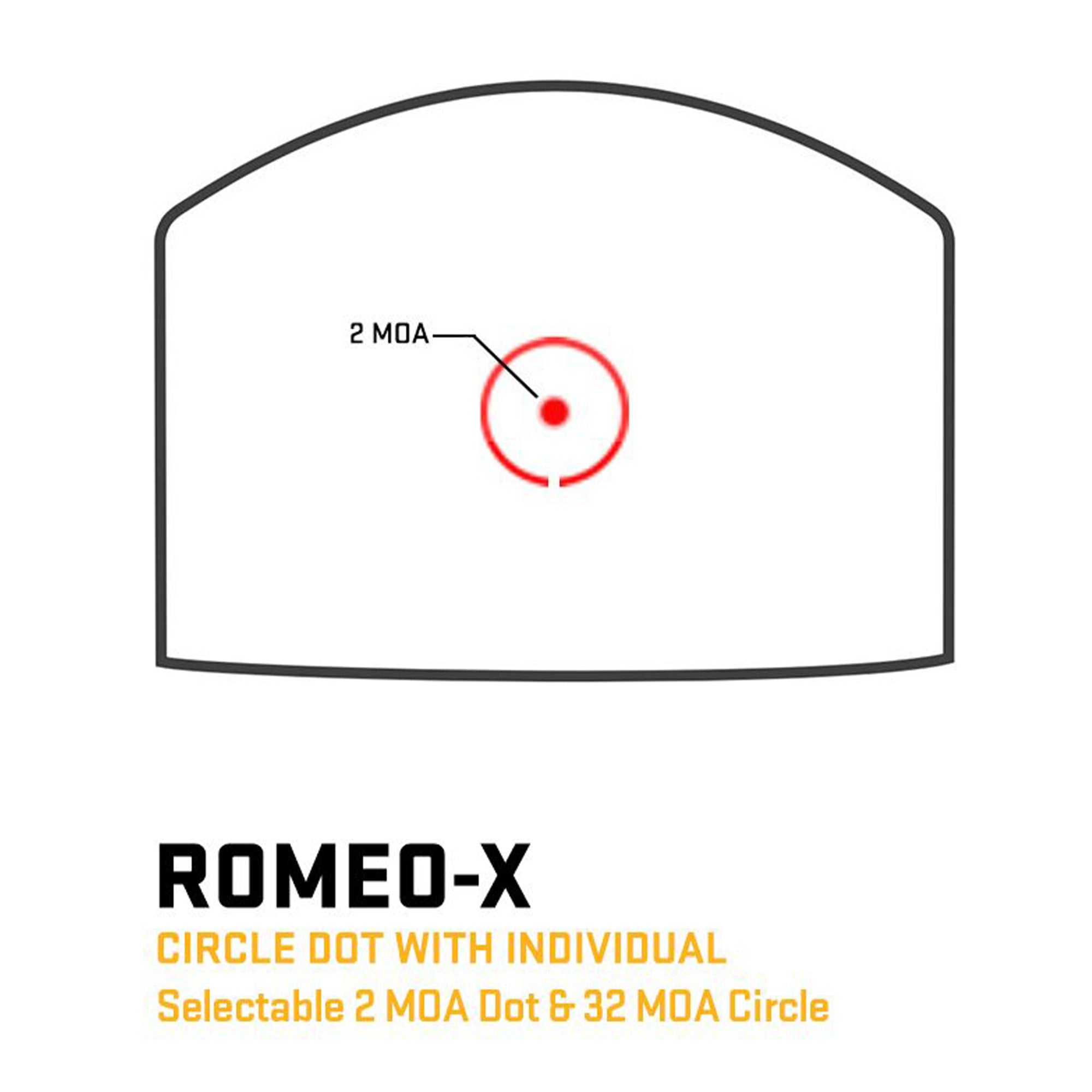 SIG SAUER ROMEO-X PRO リフレックスサイト(1X30MM) 【ブラック】 SORX1000