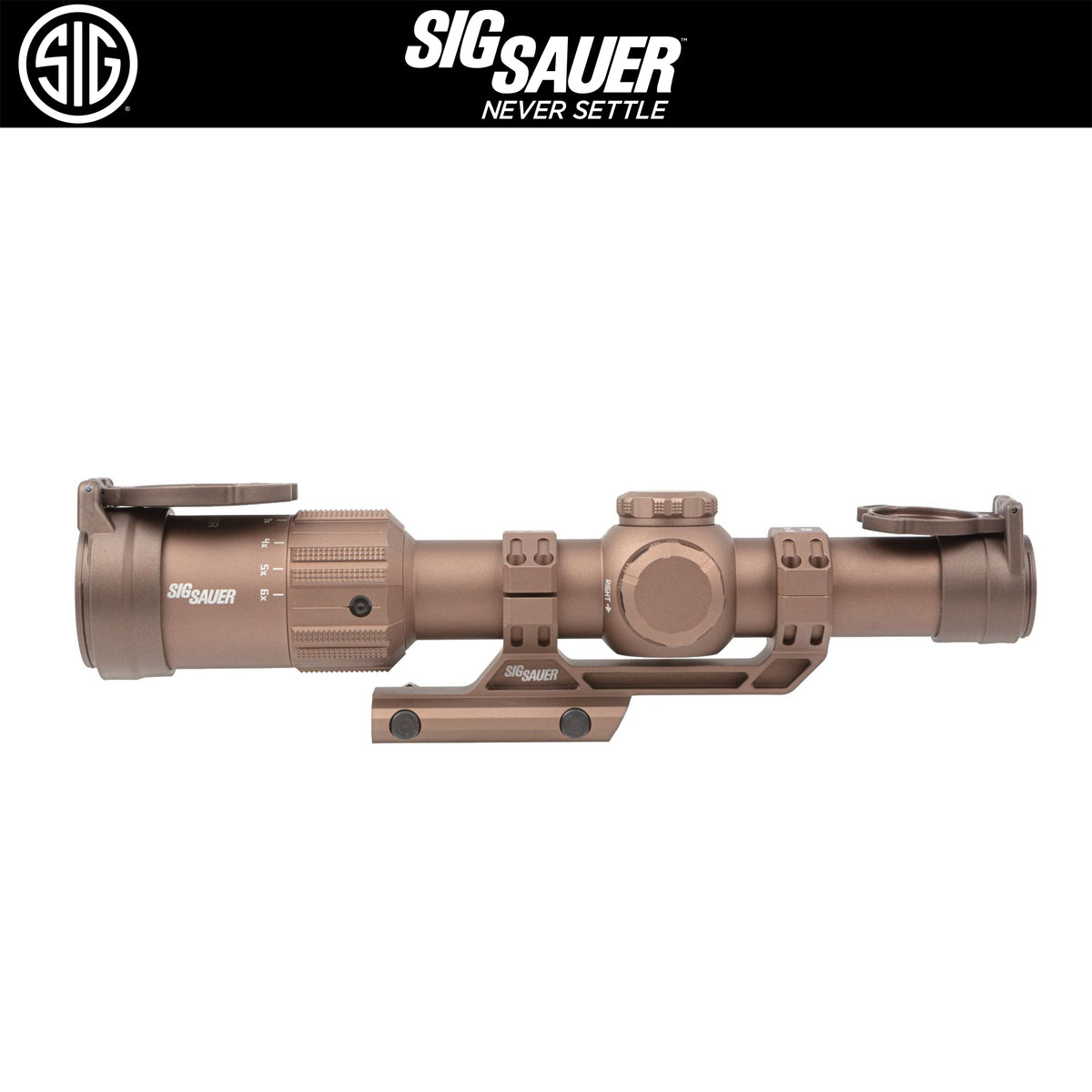 SIG SAUER TANGO-MSR LPVO ライフルスコープ (1-6X24MM) チューブ径 