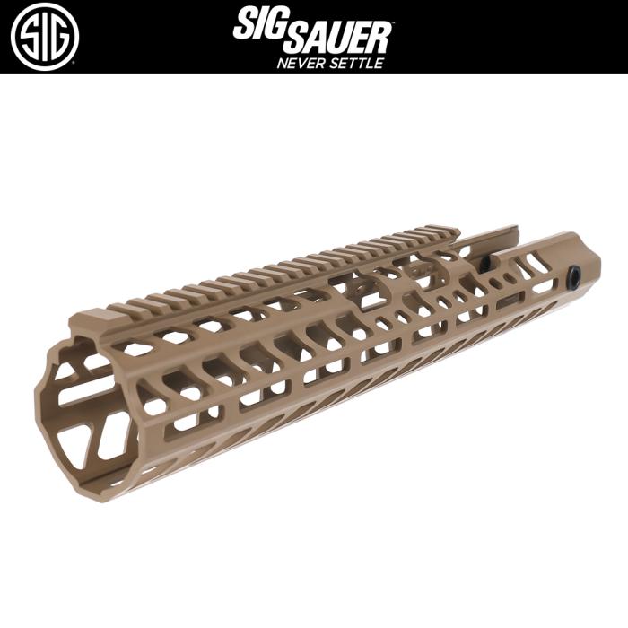 SIG SAUER HANDGUARD SIG MCX ALUMINUM SUPPRESSOR COMPATIBLE DMR-16 IN FDE MLOK 16インチ MLOKハンドガード サプレッサー対応 【フラットダークアース】