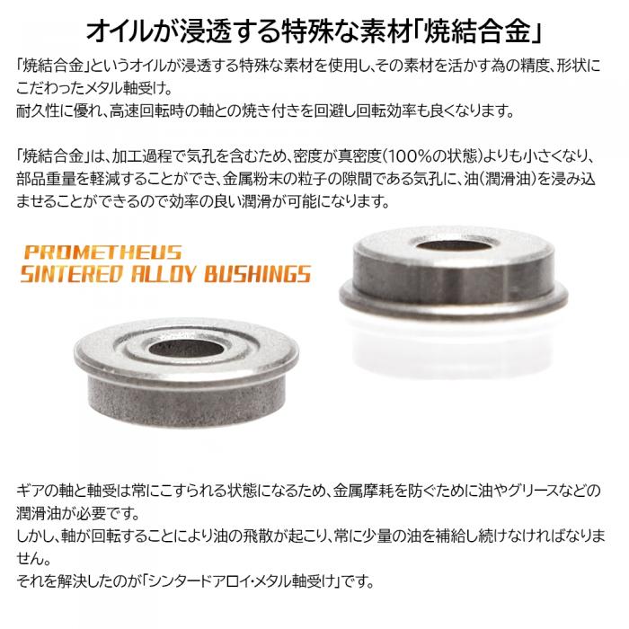 PROMETHEUS 8mm Sintered Alloy Bushings