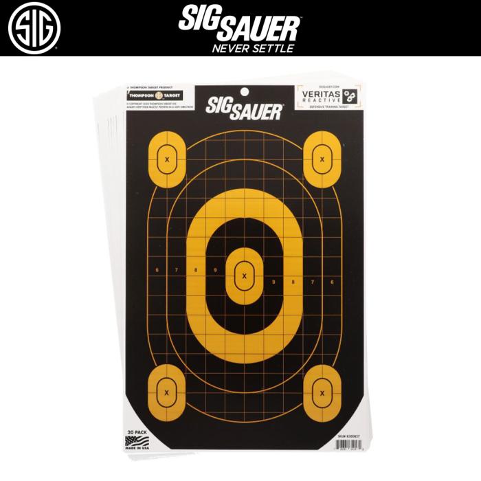 SIG SAUER REACTIVE TARGETS (20 PACK) ターゲット【20枚入】