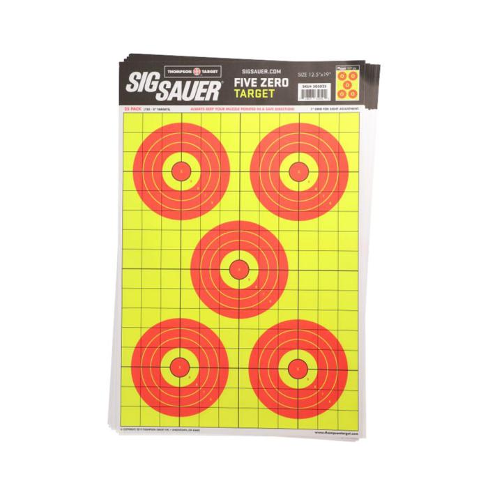 SIG SAUER FIVE ZERO TARGET 12.5" X 19"(25 PACK) ターゲット【25枚入】