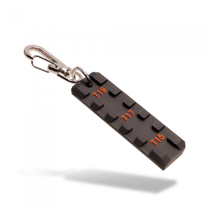 RUBBER KEY CHAIN (PICATINNY RAIL TYPE)