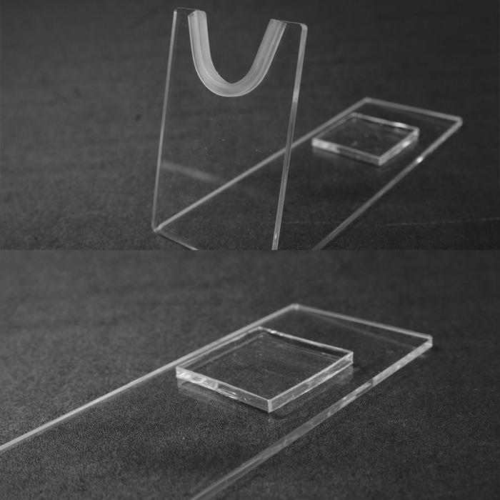 Hand Gun Stand Clear (1Pcs)