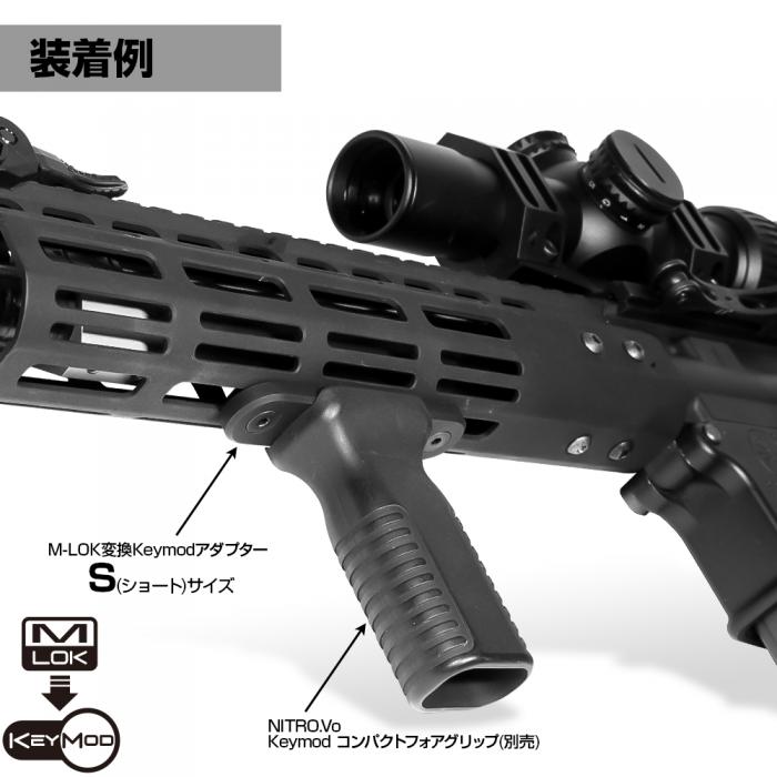 NITRO.Vo M-LOK変換Keymodアダプター
