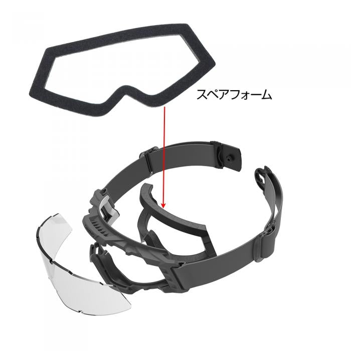 SPARE FOAM(2PK)for SWANS TACTICAL GOGGLES SG-2280