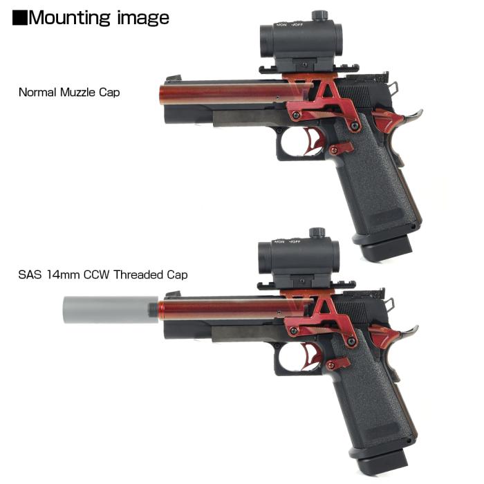 HI CAPA SERIES - "2 Way Fixed" Non-Recoiling Outer Barrel - ZANSHIN 残心