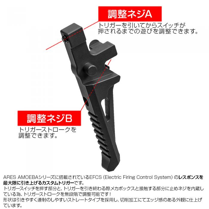 ARES AMOEBA EFCS Custom Adjustable Trigger