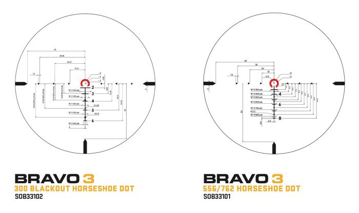 SIG SAUER BRAVO3 3X24 MM ダットサイト SOB33102