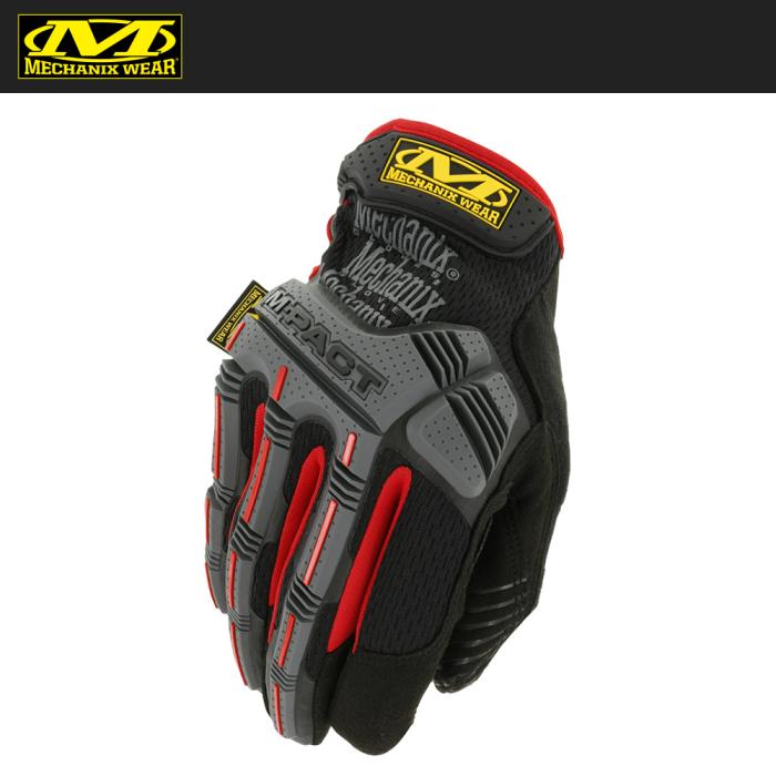MechanixWear/メカニクスウェア M-Pact Glove エムパクトグローブ【ブラック/レッド】 MPT-52