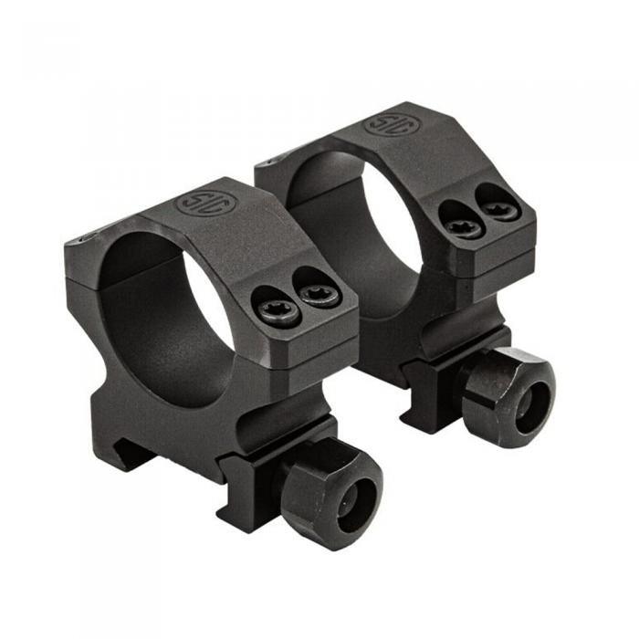 SIG SAUER ALPHA1 スコープマウントリング 1インチ LOW 【ブラック】SOA10019