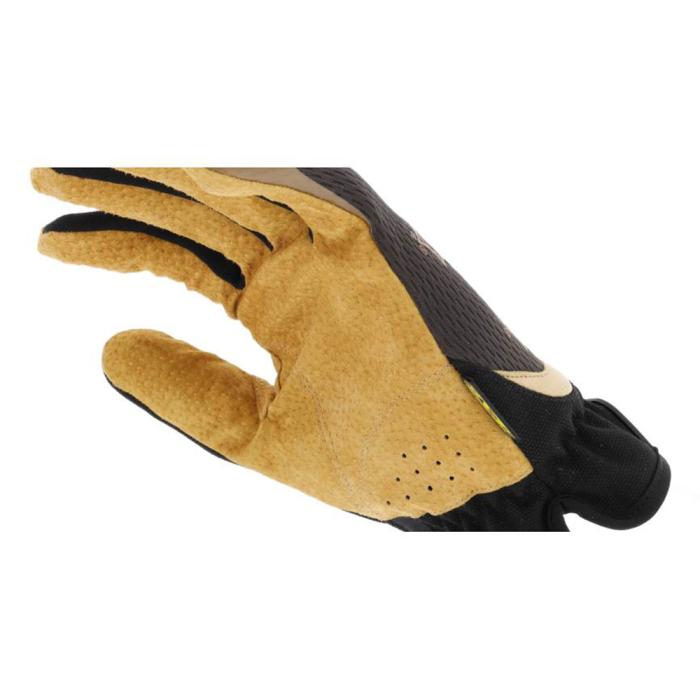 MechanixWear/メカニクスウェア Leather FastFit Gloveファストフィットグローブ【ブラウン】 LFF-75