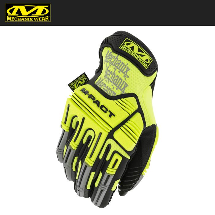 MechanixWear/メカニクスウェア Hi-Viz M-Pact Glove エムパクトグローブ【イエロー】 SMP-91