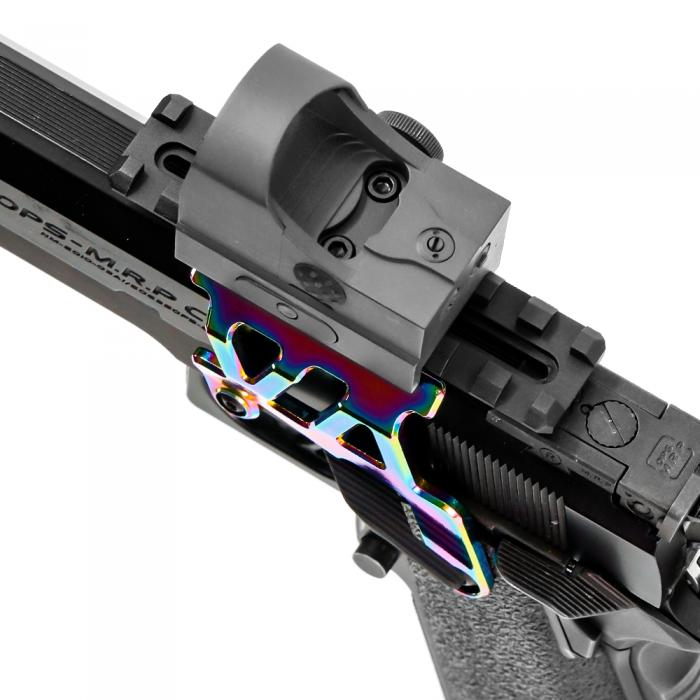 【LayLax.com限定】東京マルイ ガスブローバック Hi-CAPA5.1/4.3 ハイキャパ アルミマウントベースNEO ヒートグラデーション