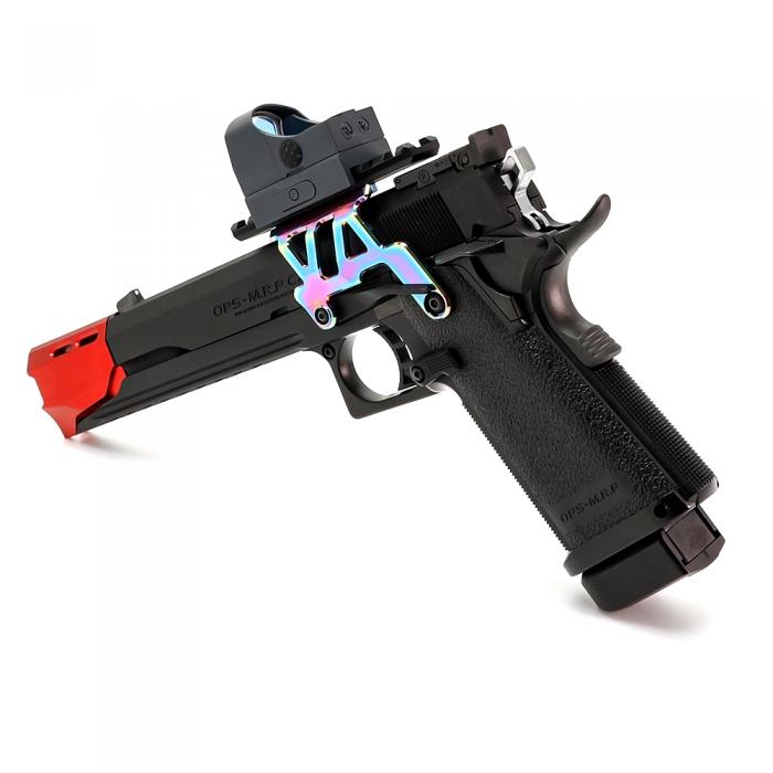 【LayLax.com限定】東京マルイ ガスブローバック Hi-CAPA5.1/4.3 ハイキャパ アルミマウントベースNEO ヒートグラデーション