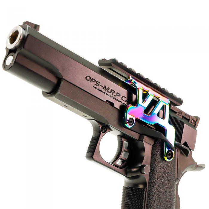 【LayLax.com限定】東京マルイ ガスブローバック Hi-CAPA5.1/4.3 ハイキャパ アルミマウントベースNEO ヒートグラデーション