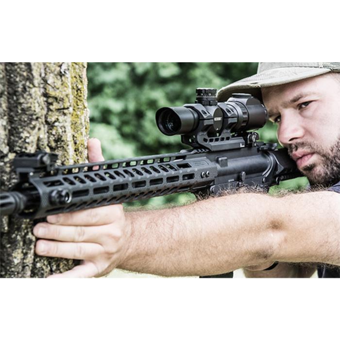 UTG(R) ACCU-SYNC(R) 30mm High Profile 34mm Offset Picatinny Rings, Black スコープ マウントリング 【ブラック】 AIR32234