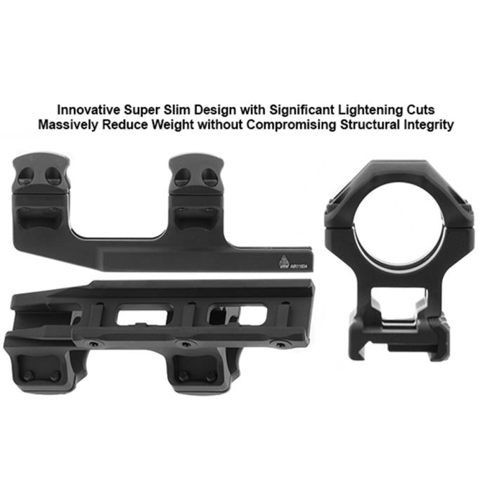 UTG(R) ACCU-SYNC(R) 1" Medium Profile 34mm Offset Picatinny Rings, Black スコープ マウントリング 【ブラック】 AIR11834