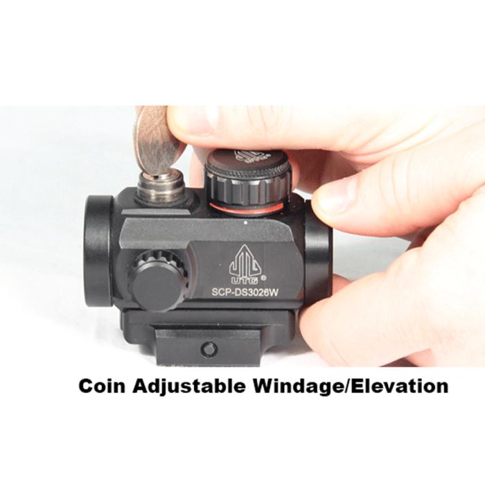UTG(R) 2.6" ITA Red/Green CQB Micro Dot with Integral QD Mount ドットサイト SCP-DS3026W