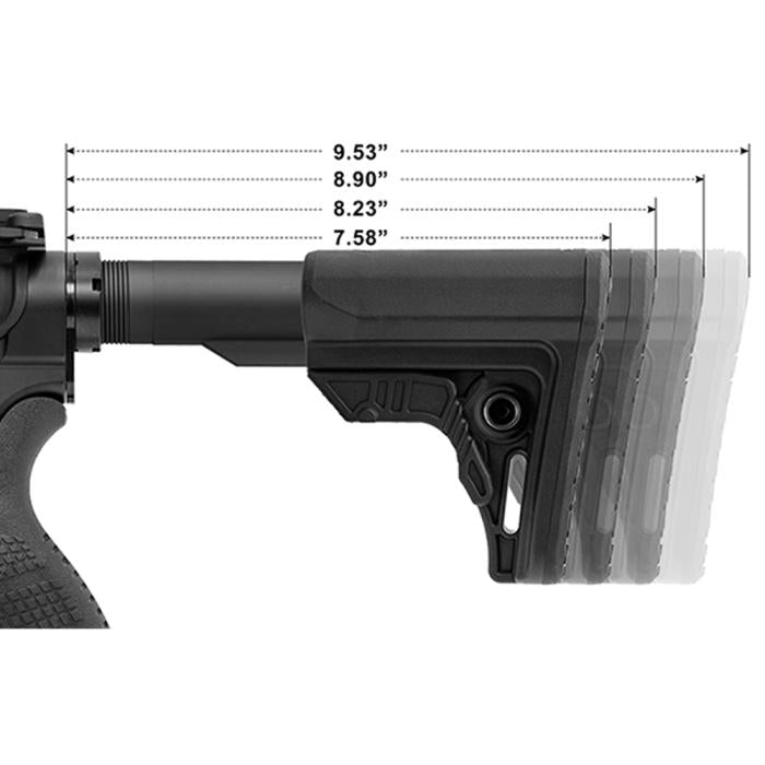 UTG PRO(R) AR15 Ops Ready S4 Mil-spec Stock Only/Black/ストック RBUS4BMS