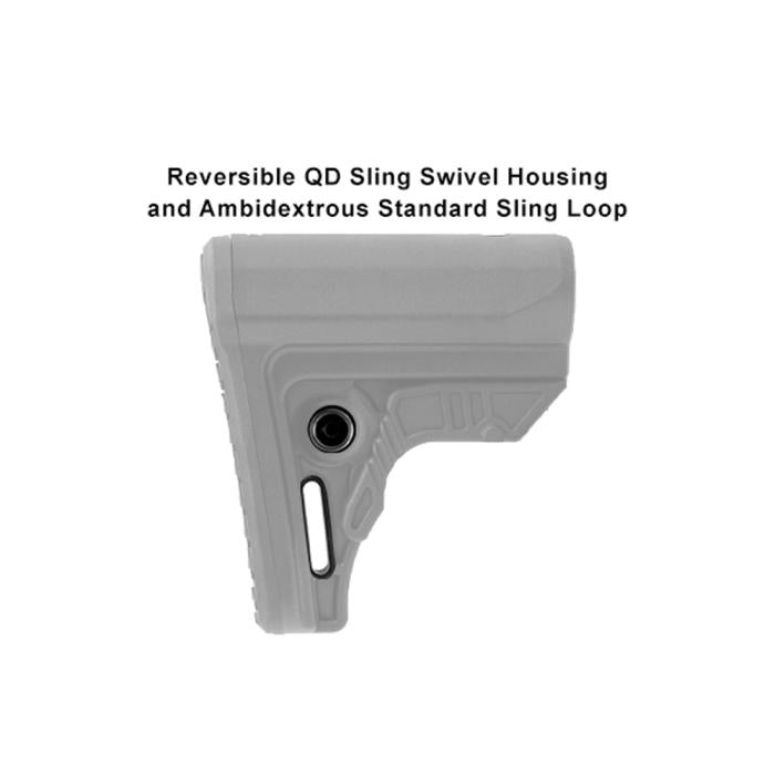 UTG PRO(R) AR15 Ops Ready S4 Mil-spec Stock Only/Black/ストック RBUS4BMS