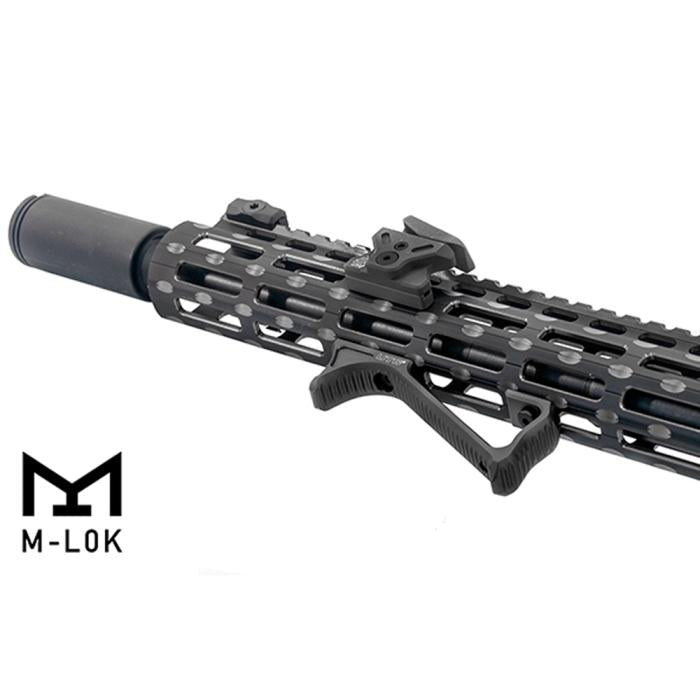 UTG(R) Ultra Slim Angled Foregrip, M-LOK(R), Matte Black/ウルトラスリム アングルフォアグリップ MT-AFGM01