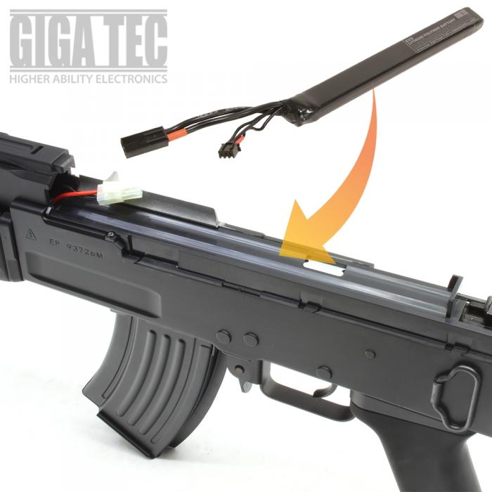 GIGA TEC EVO Lipoic Battery 7.4V/1100mah STICK AK TYPE