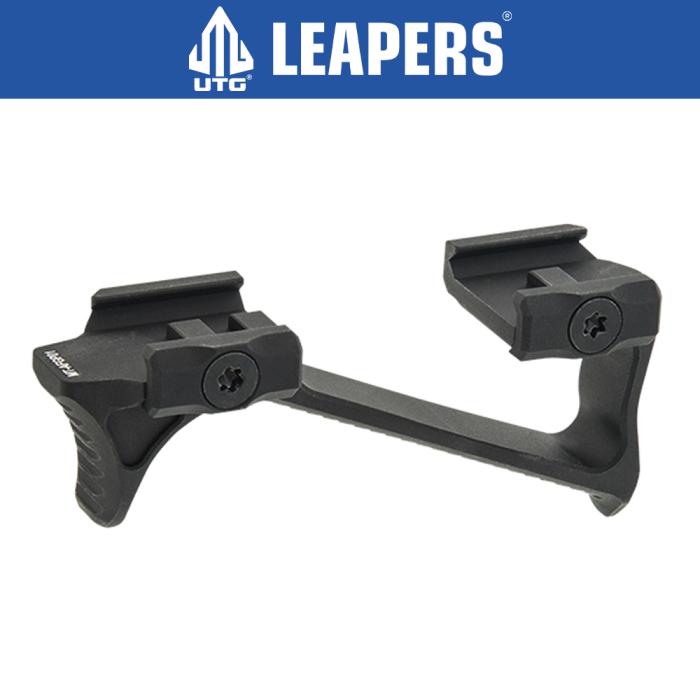 UTG(R) Ultra Slim Angled Foregrip, Picatinny/Matte Black ウルトラスリムアングルドフォアグリップ/ピカティニー MT-AFGP01