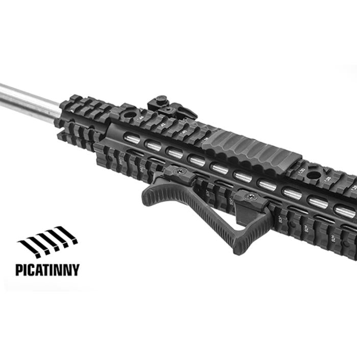 UTG(R) Ultra Slim Angled Foregrip, Picatinny/Matte Black ウルトラスリムアングルドフォアグリップ/ピカティニー MT-AFGP01