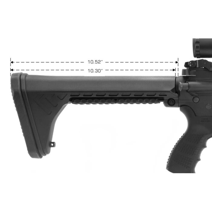 UTG PRO(R) AR15 Ops Ready S5 Fixed Stock/Black/フィックスドストック/ブラック RBUS5BMS-A