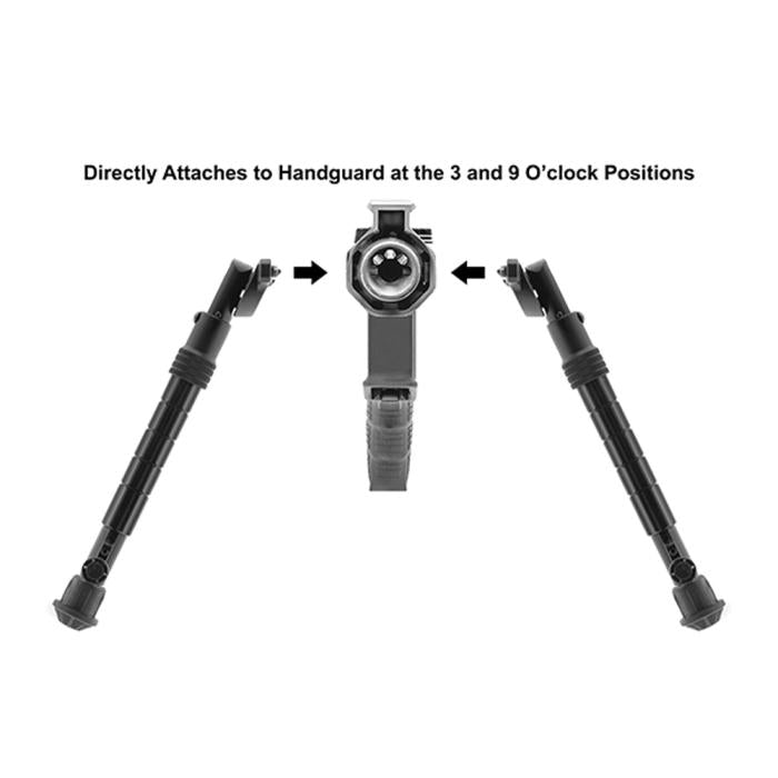 UTG(R) RECON FLEX(R) M-LOK(R) Bipod/Matte Black/8.0-11.8inch/UTG(R) RECON FLEX(R) M-LOK(R) バイポッド/マットブラック/8.0-11.8 インチ/TL-BPDM02