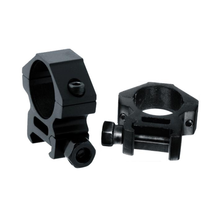 UTG(R) ACCUSHOT(R) 1"/2PCs Low Profile Picatinny/Weaver Rings/1インチ/2個入/ロープロファイルピカティニー/ウィーバーリング/RGWM-25L2