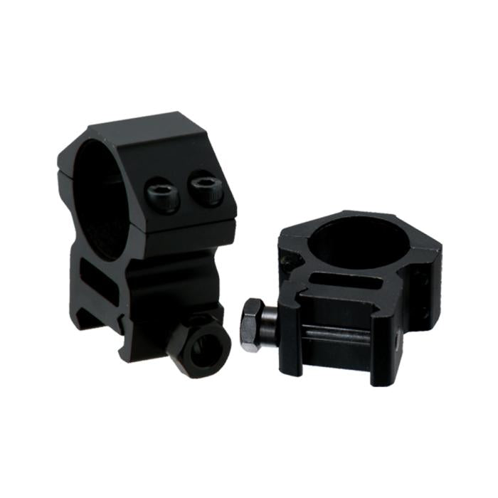 UTG(R) ACCUSHOT(R) 1 inch/2PCs Medium Profile Picatinny/Weaver Rings/1インチ/2個入 ミディアムプロファイル ピカティニー/ウィーバーリング/RGWM-25M4