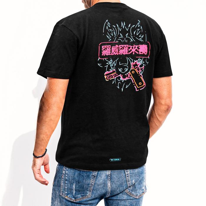 LayLax デザイナーズTシャツ 「ネオンサイン」design by 電子急報舎(ELECTRONIC EXPRESS COMPANY)