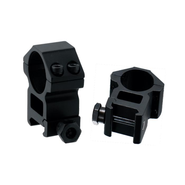 UTG(R) ACCUSHOT(R) 1inch/2PCs High Profile Picatinny/Weaver Rings/1インチ/2個入 ハイプロファイル ピカティニー/ウィーバーリング/RGWM-25H4