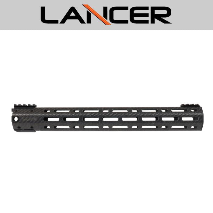 LANCER SYSTEMS LCH5 Gen II M-LOK Carbon AR-15 Handguard - 15" - Sight Rail - Black ハンドガード 15inch LCH5-G2-150-SR-BLK