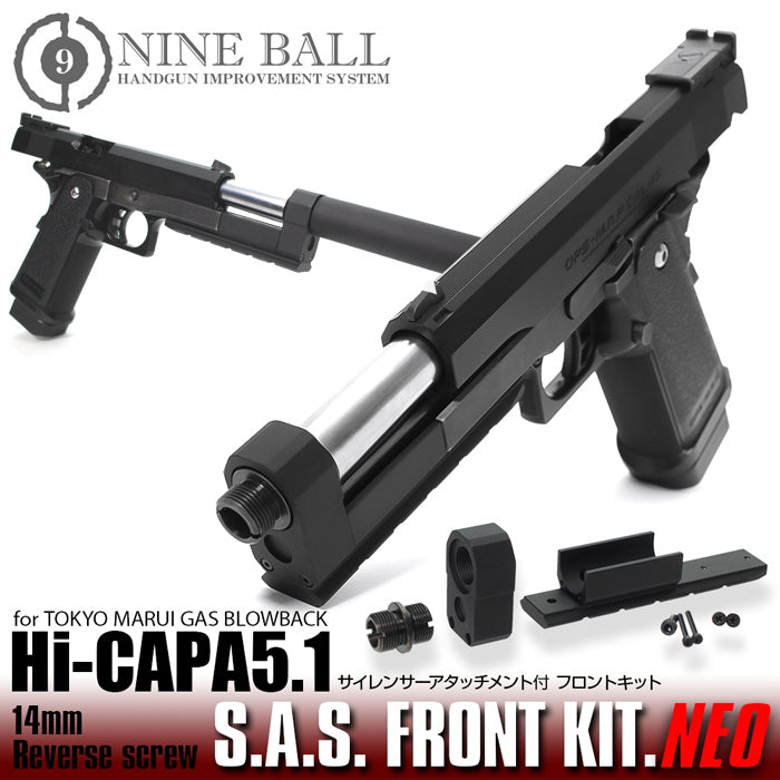 NINE BALL 東京マルイ Hi-CAPA5.1 S.A.S.フロントキットNEO[14mm逆ネジ 