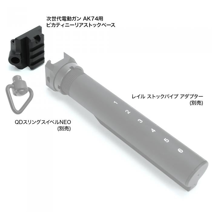 AK74 Picatinny Rear Stock Base