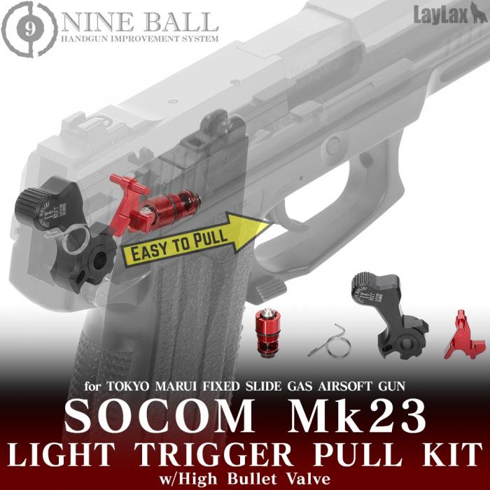 SOCOM Mk23 Light Trigger Pull Kit - Green Gas Valve - International Ve