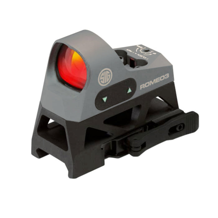 SIG SAUER ROMEO3 ダットサイト(1X25MM) ライザーマウント ピカティニー規格マウント 【グラファイト】 SOR31002
