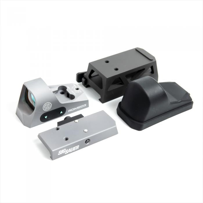 SIG SAUER ROMEO3 ダットサイト(1X25MM) ライザーマウント ピカティニー規格マウント 【グラファイト】 SOR31002