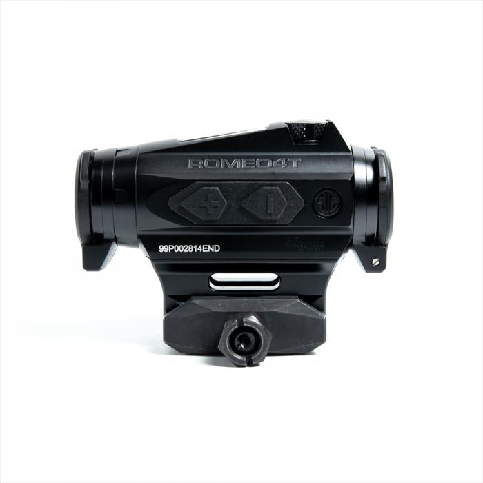 SIG SAUER ROMEO4T ダットサイト(BALLISTIC CIRCLE QUADPLEXレティクル) ソーラー 六角ボルトマウント スペーサー付き 【ブラック】 SOR43032