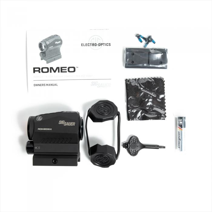 SIG SAUER ROMEO5X 小型ダットサイト(1X20MM) ピカティニー規格マウント 【ブラック】 SOR52101