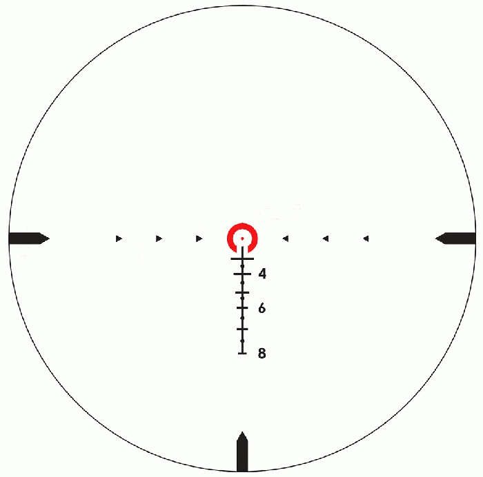 TANGO6T 1-6X24 MM 556-762Horseshoe BK, SOT61131