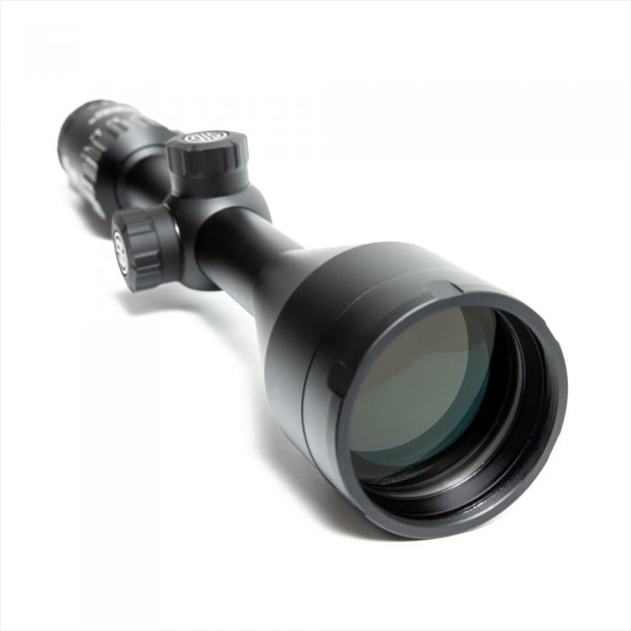 WHISKEY 3 SCOPE, 3-9X50MM, 1 IN, SFP, QUADPLEX RETICLE, 0.25 MOA ADJ, BLACK
