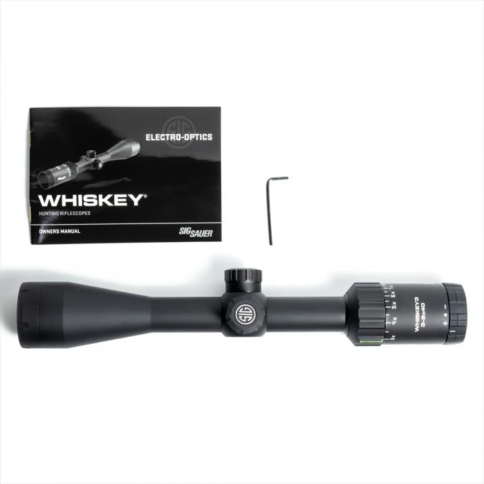 SIG SAUER WHISKEY3 3-9X40MM BDC-1 Quadplex BK, SOW33204